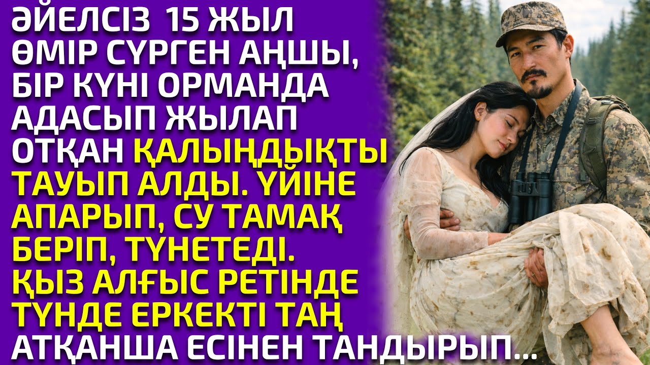 15 ЖЫЛ ӘЙЕЛСІЗ ӨМІР СҮРГЕН АҢШЫ, БІР КҮНІ ОРМАНДА АДАСЫП ЖЫЛАП ОТҚАН ҚАЛЫҢДЫҚТЫ ТАУЫП АЛДЫ. СОЛ ТҮНІ