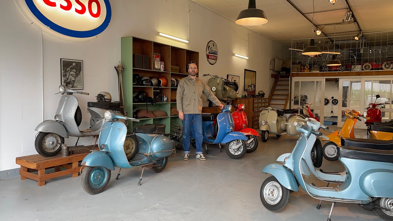 Vintage Vespa collection tour - De Vespa Garage