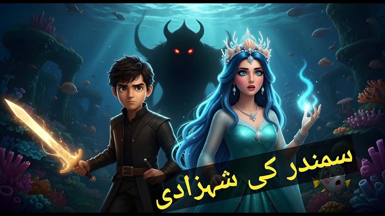 Mubeen and Princess of the Sea ❄️| Urdu Stories | Hindi Fairy Tales #fairytalesstory #urdufairytales
