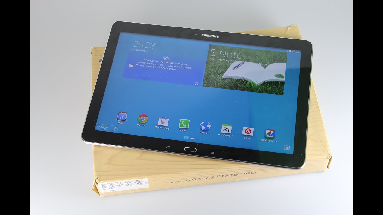 Samsung GALAXY Note Pro 12.2 - unboxing și primele impresii  [Gadget.ro]