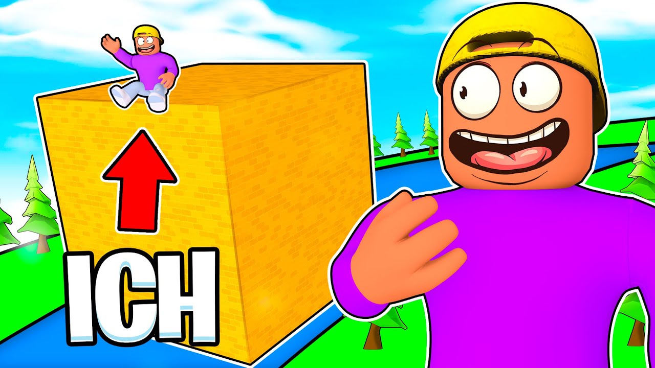 Den GRÖSSTEN WÜRFEL in Roblox bauen in BAU ein BOOT!