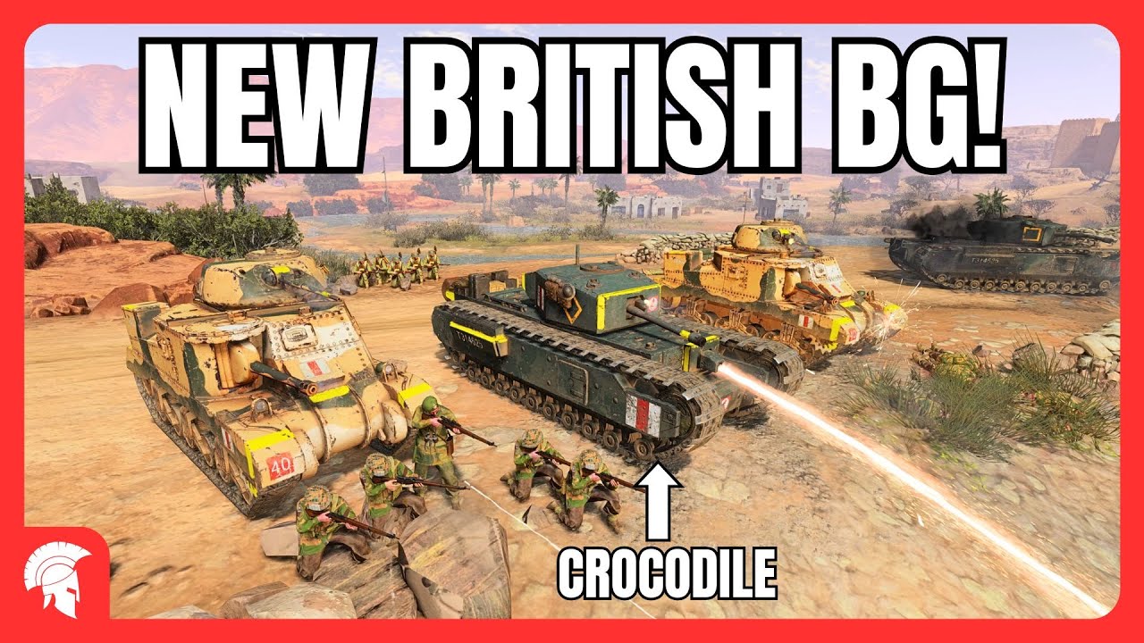 NEW BRITISH FORCES BATTLEGROUP! (BIG NEW GAME UPDATE) - 4vs4 - BRITISH FORCES - Company of Heroes 3