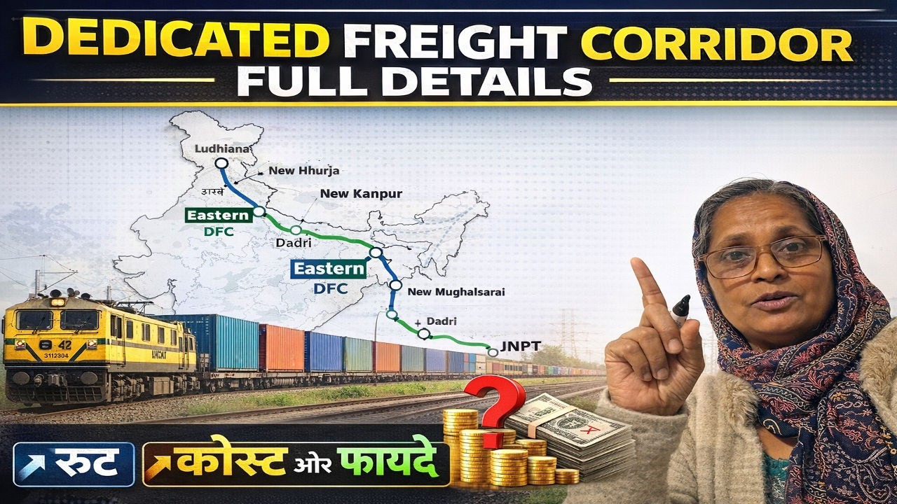 Dedicated Freight Corridor Full Details | Route, Cost & Benefits