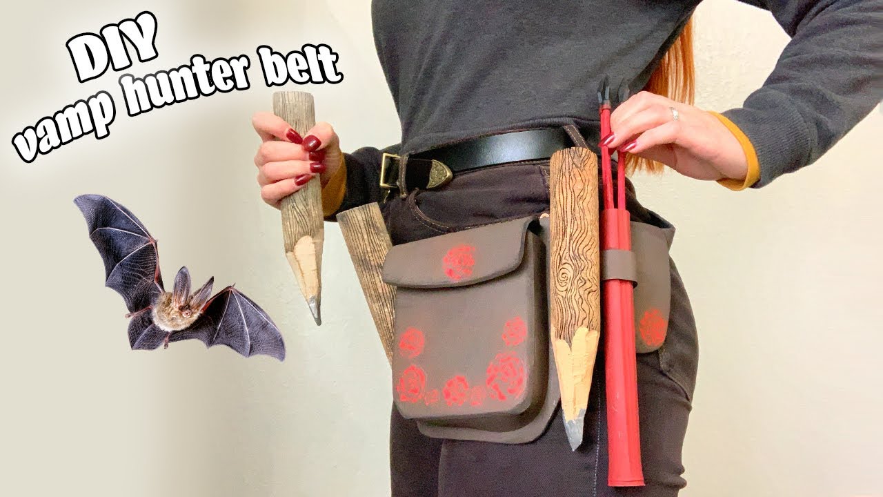 DIY Vampire Hunter utility belt 🦇