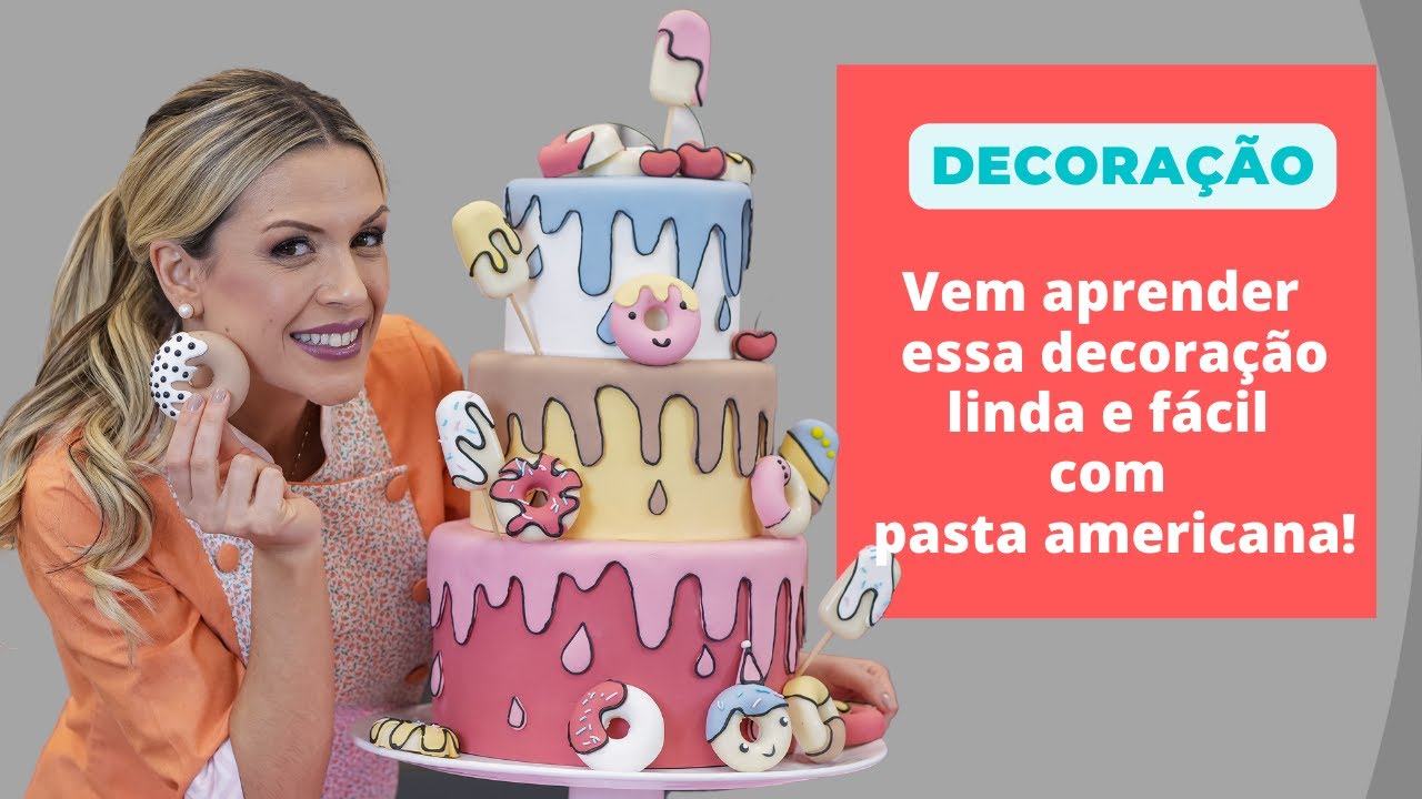 Vem aprender a fazer o bolo Comic Cake ou Cartoon Cake
