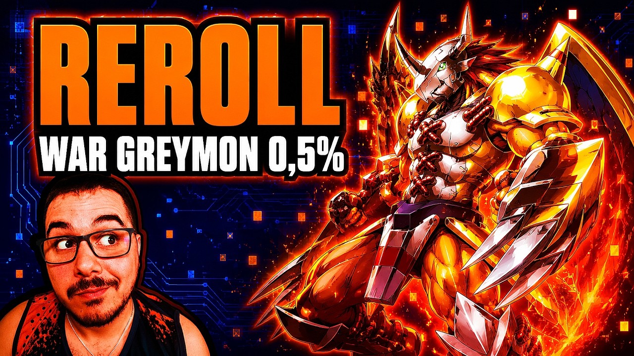 Digimon Up Reroll Gu&iacute;a Completa Lanzamiento Global &iquest;Vale la Pena War Greymon? Lo que Necesitas Saber