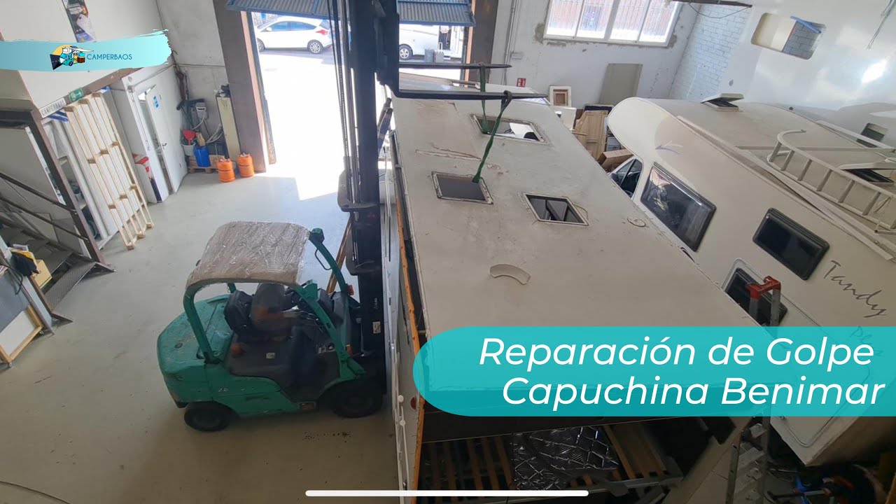 🔺 REPARACI&Oacute;N AUTOCARAVANA POR SINIESTRO  🔺 | Taller autocaravanas en Madrid Camperbaos