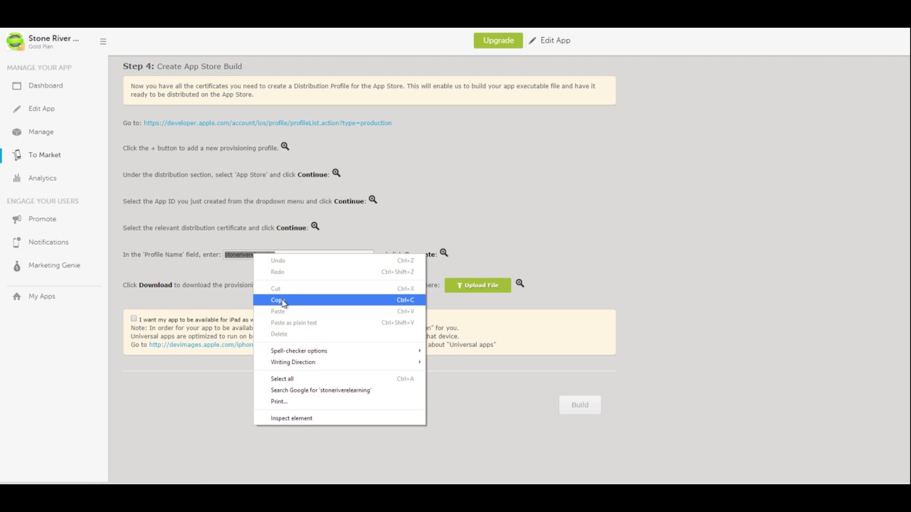 Get Published on Apple - Create an App Store Build