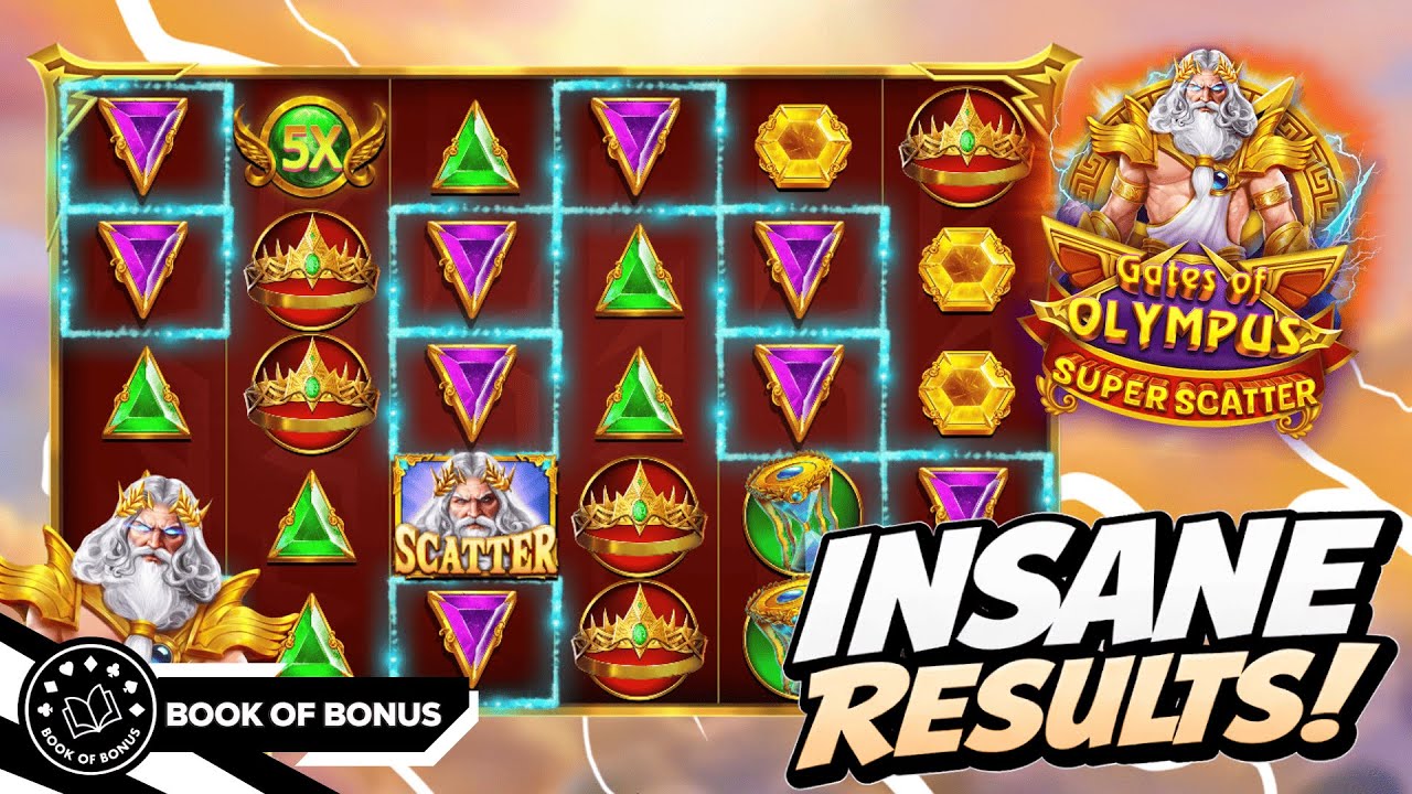 GATES OF OLYMPUS SUPER SCATTER | INSANE RESULTS! 😱