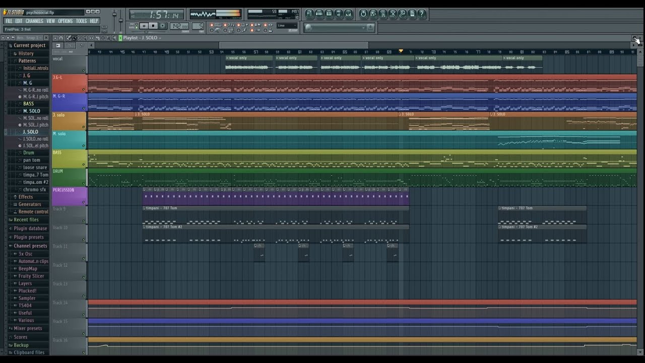 Slipknot - Psychosocial (FL Studio Cover)