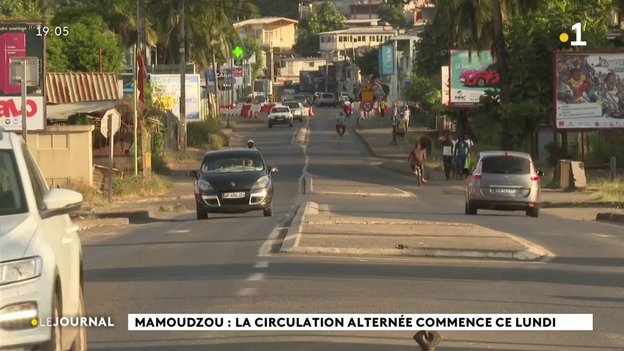 Mamoudzou : la circulation altern&eacute;e commence ce lundi