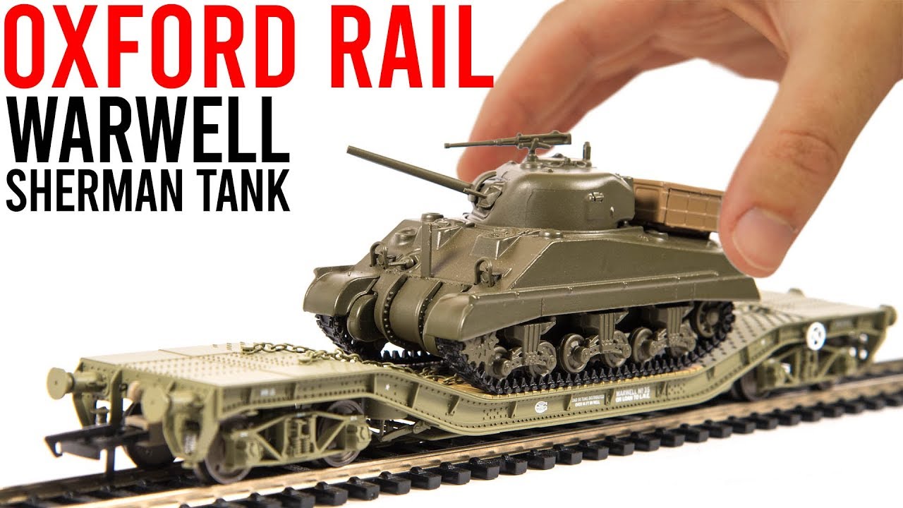 Oxford Rail Warwell Wagon & Sherman Tank | Unboxing & Review