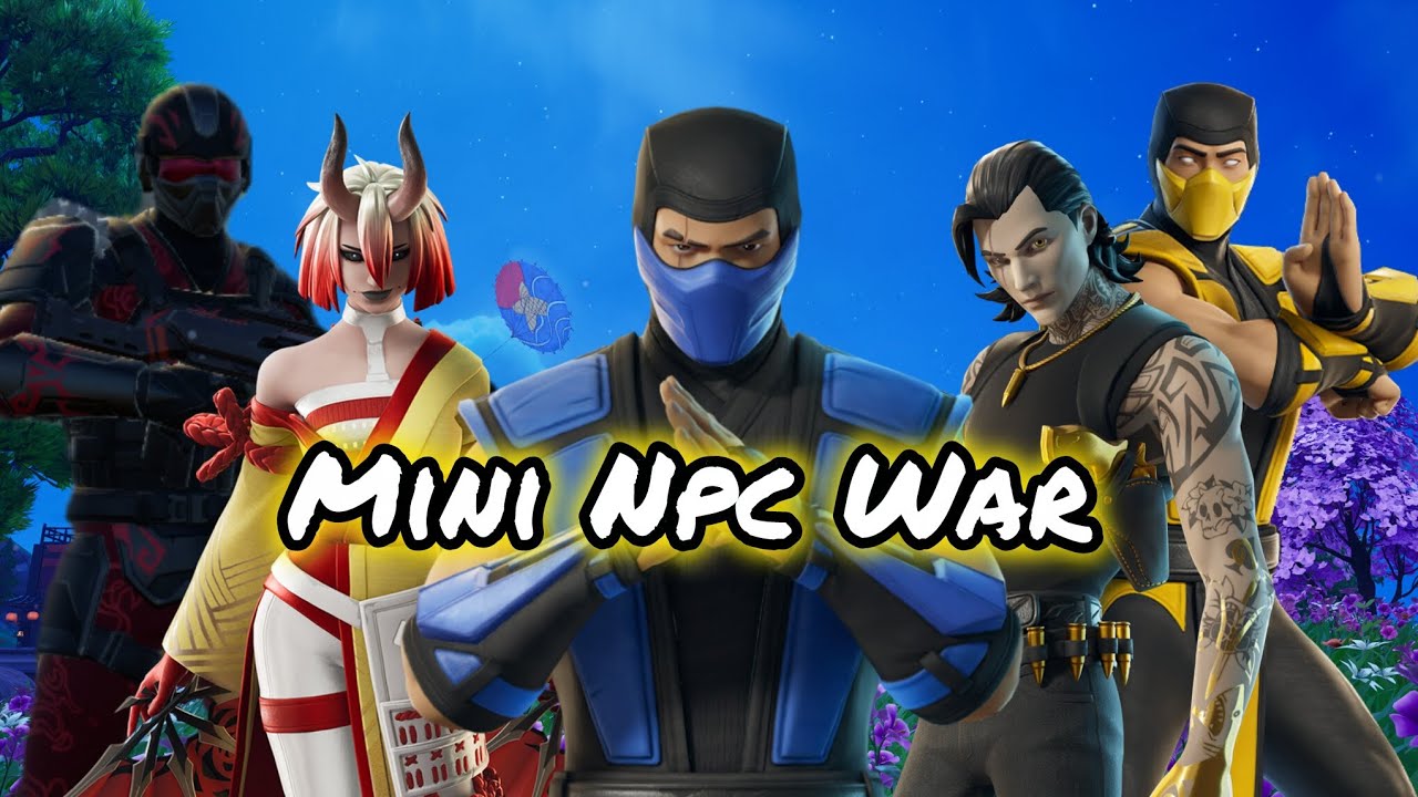 Mini NPC war (fortnite) (no audio, just music)