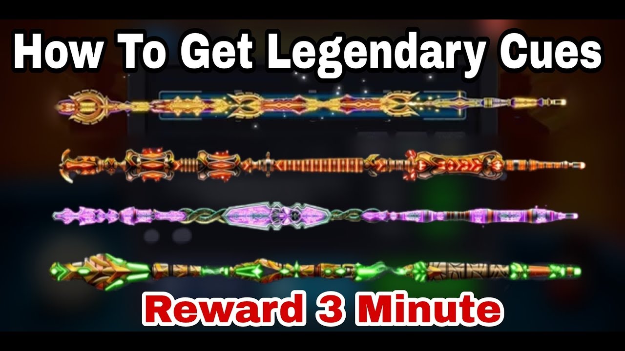 8 Ball Pool Cue | How To Get Legendary Cue Just 3 Minute