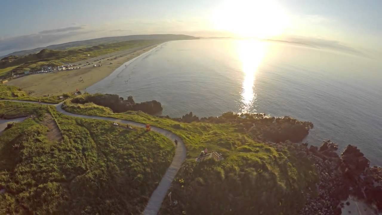 Portstewart Strand Beach - Shot in 4k - Downscaled