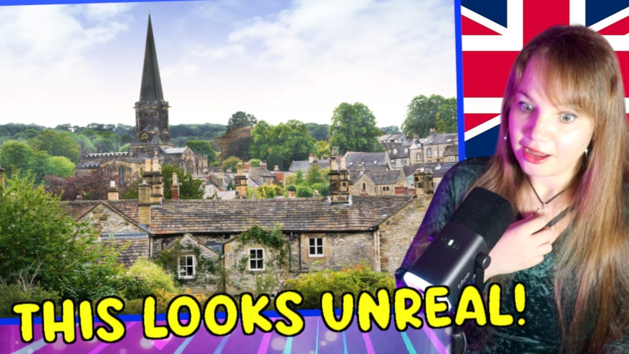 REACTION TO BEAUTIFUL COUNTRYSIDE OF ENGLAND BAKEWELL DERBYSHIRE - PEAK DISTRICT | UK REACTION