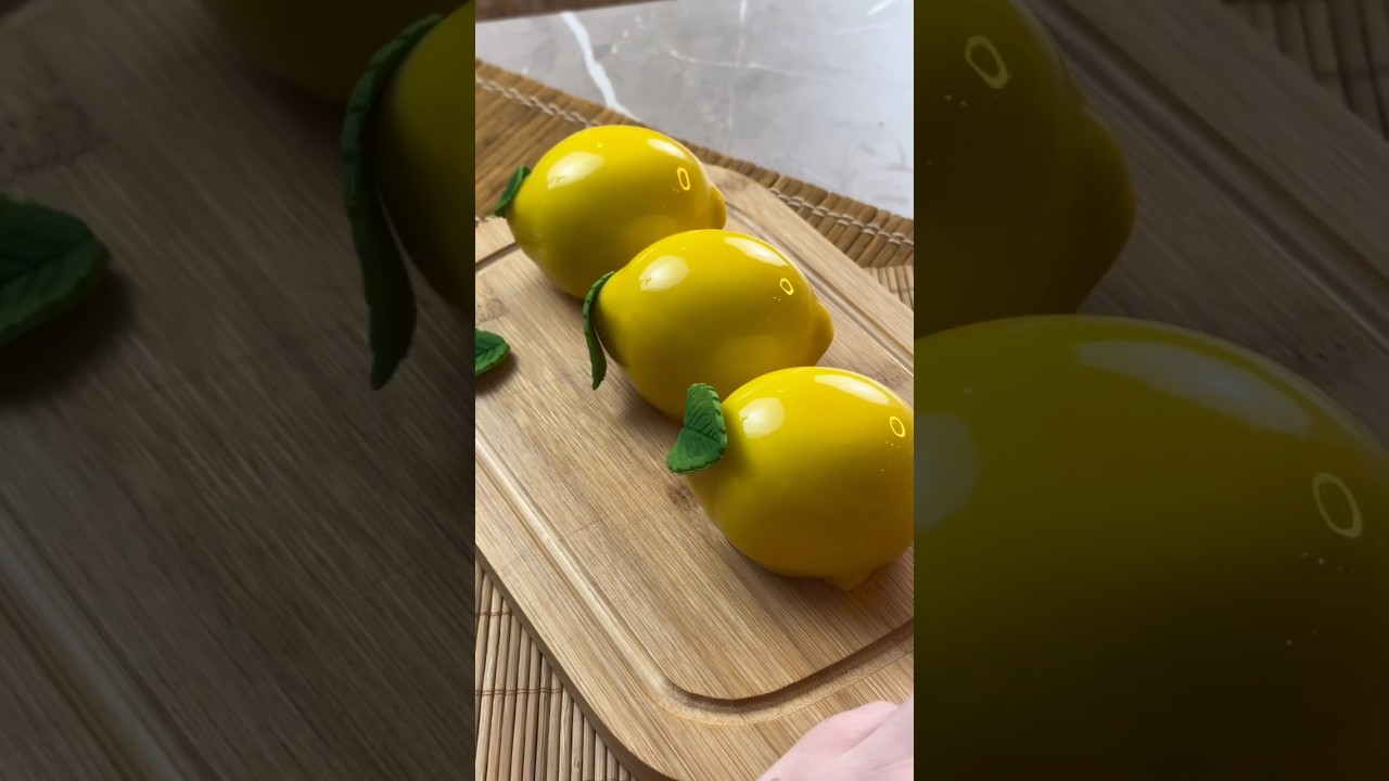 FINALMENTE FIZ UM 🍋🥹era meu sonho, oque acharam? #receitas #entremet #lim&atilde;osiciliano #confeitaria