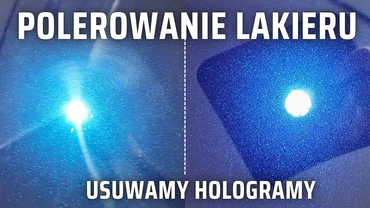 Jak usunąć hologramy, rysy po polerowaniu ?  mega połysk carDNA