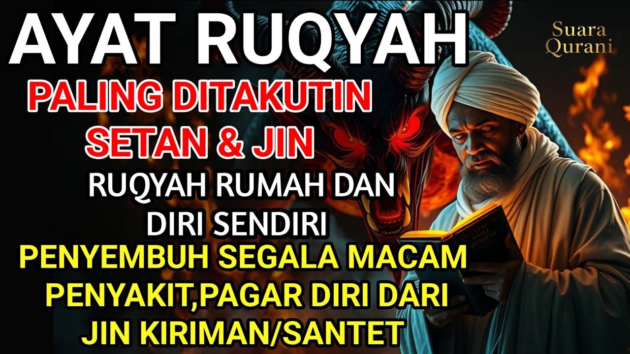RUQYAH RUMAH PENGUSIR JIN, SETAN & SIHIR DI RUMAH & TUBUH, PENENANG HATI & PIKIRAN | ALAA AQEL