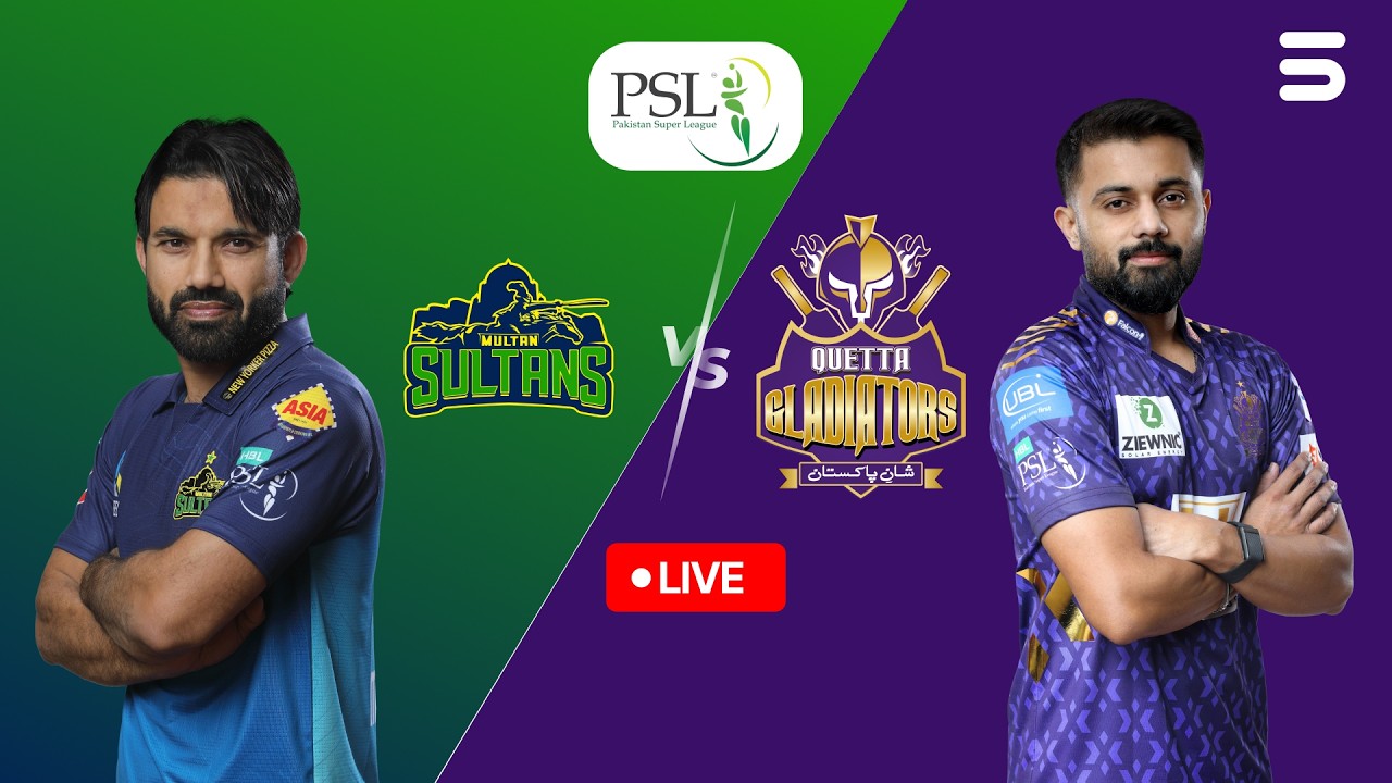 🔴 - 𝐑𝐄𝐋𝐈𝐕𝐄 | Multan Sultans vs Quetta Gladiators | Match 28