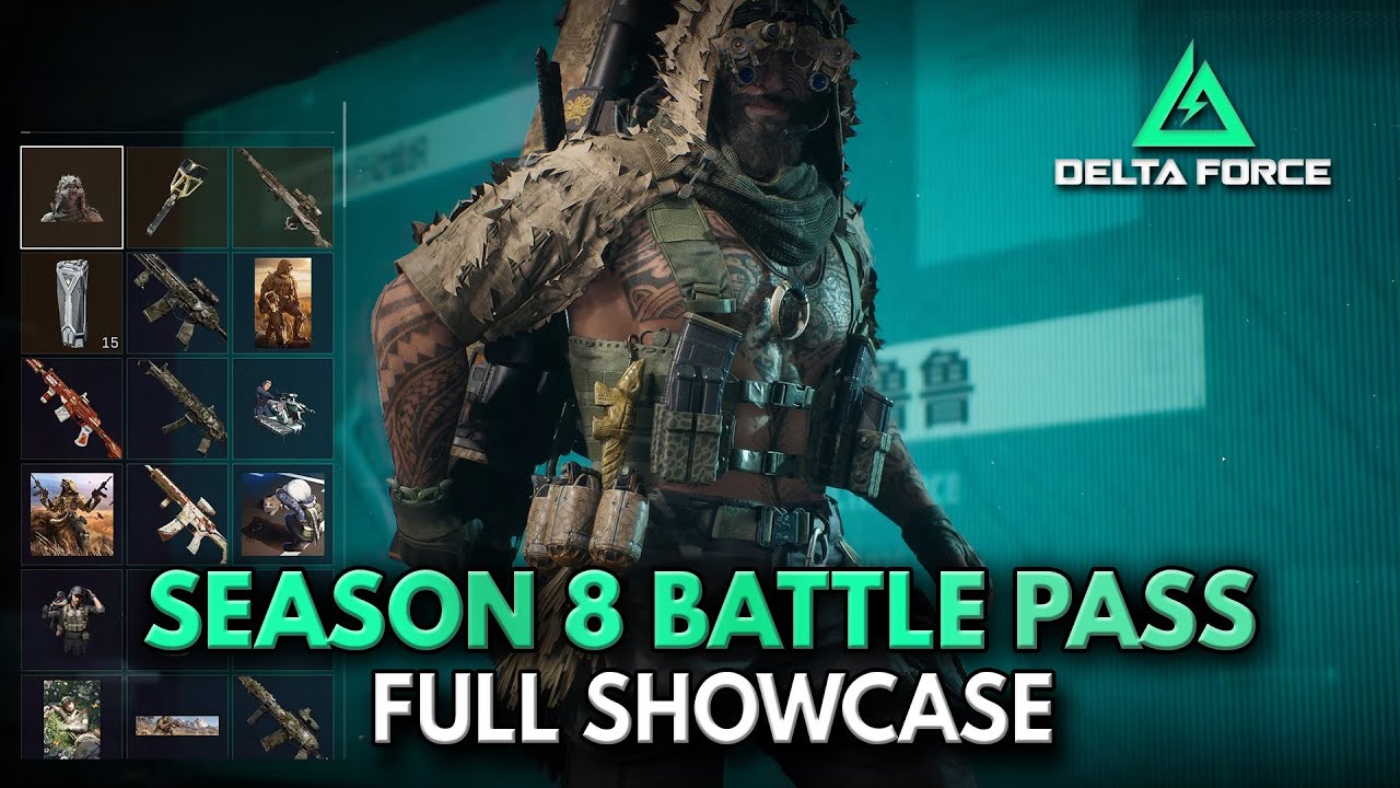 Season 8 Battle Pass FULL Showcase | Dark Star Melee & New Mandelbrick Skins