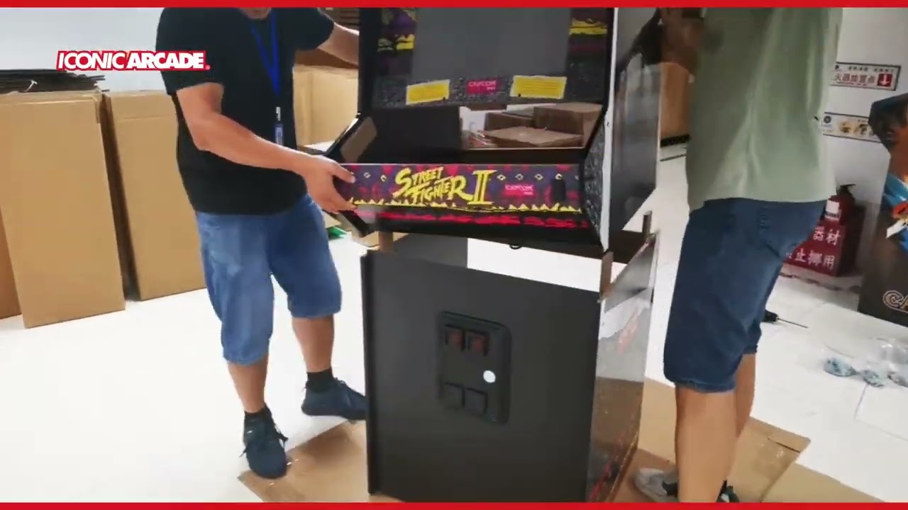 First look of the Iconic Arcade Street Fighter II XT from the factory!