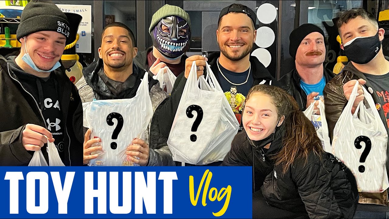 Toy Hunt Vlog • INSANE AEW FIG HUNT • Crowemag Toys Raleigh, NC