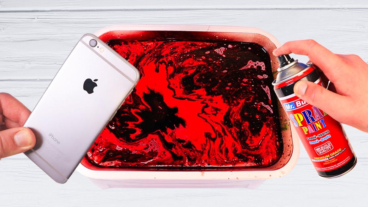 SCIENCE EXPERIMENT: HYDRO DIPPING IPHONE