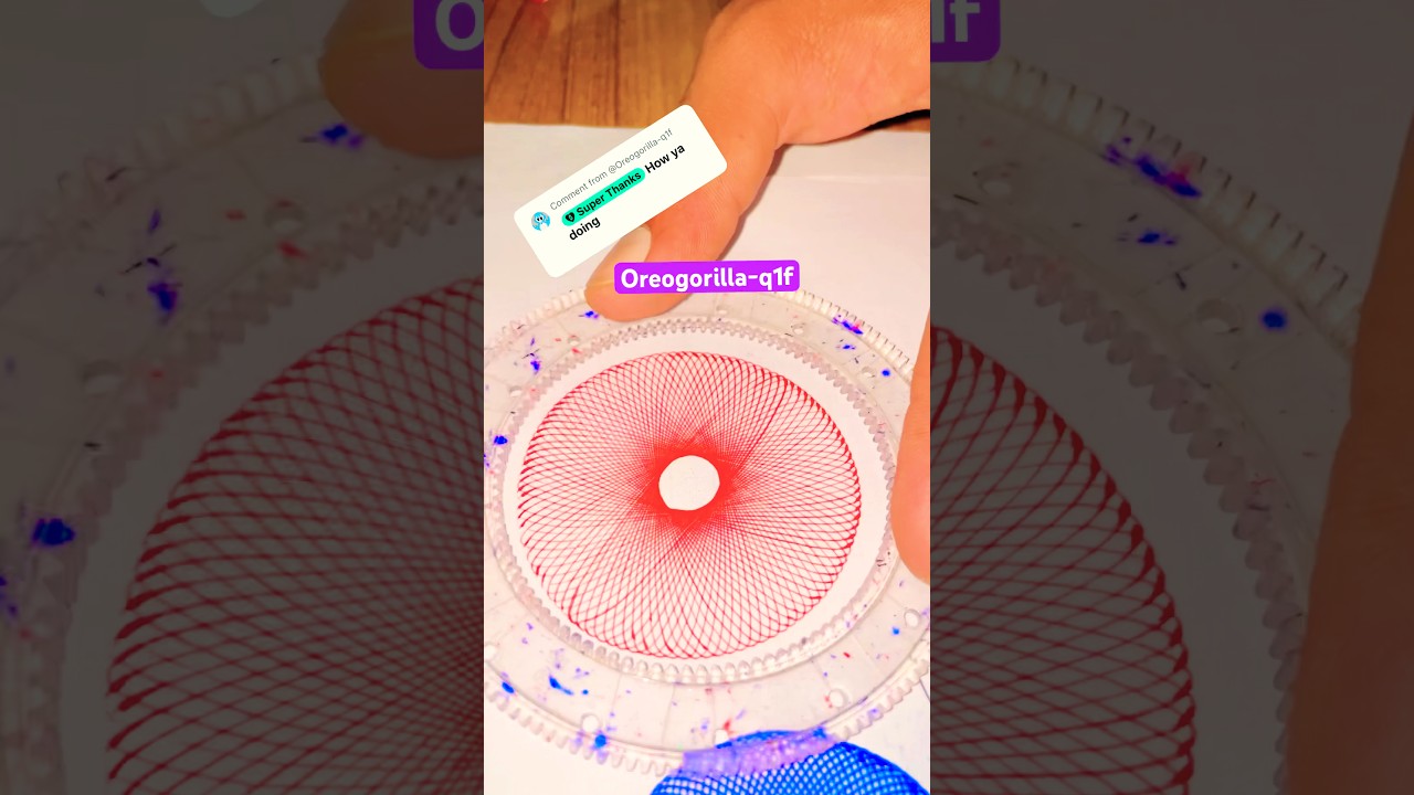 Endless Spirograph Satisfaction! ✨🔄 #VisualRelaxation