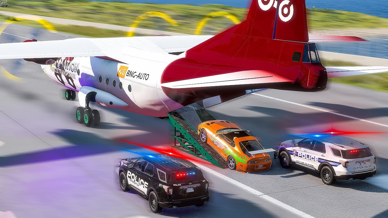 Supra Escapes from the Police Chase Episode 2 | BeamNG.Drive