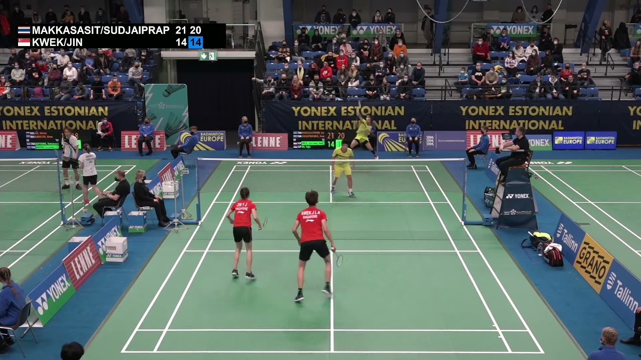 Match point - Makkasasithorn / Sudjaipraparat vs Kwek / Jin - XD, SF &ndash; Estonian Intl. 2022