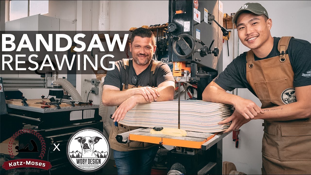 How to Setup and Resaw on the Bandsaw with @WobyDesign