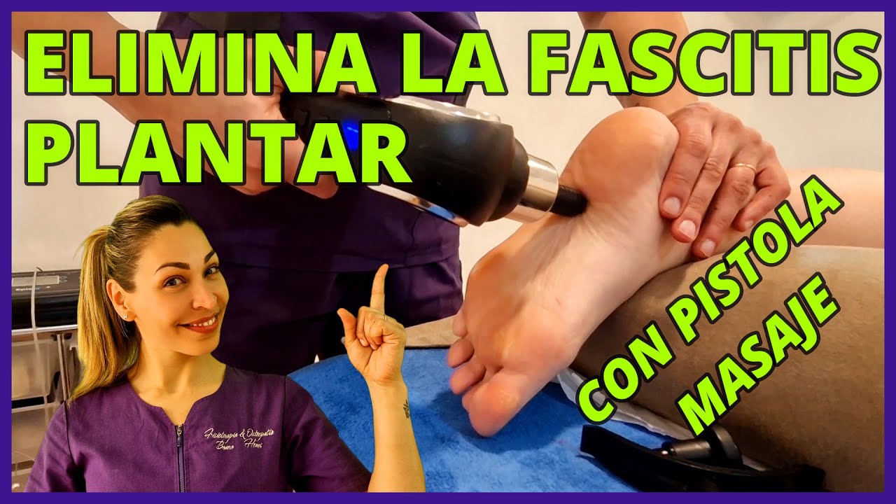 🔵Alivio rápido para la Fascitis Plantar🦶🏻/Masaje con PISTOLA de MASAJE Paso a Paso #massage
