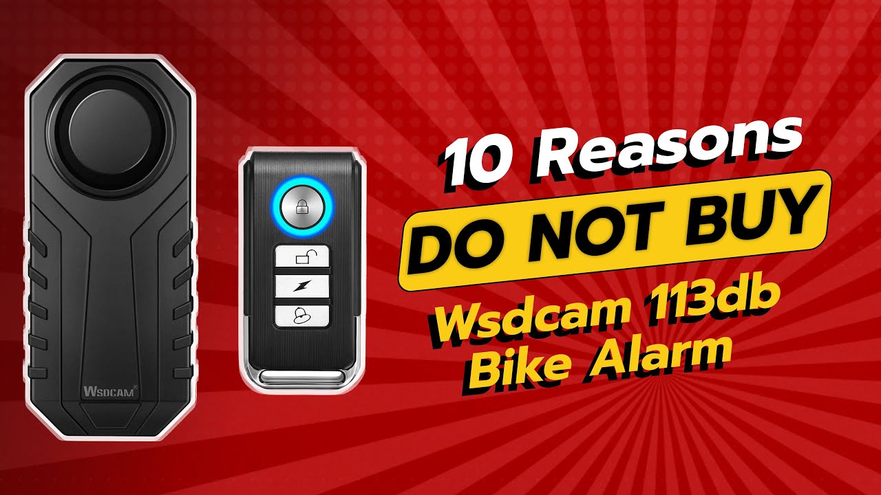 🚨 НЕ ПОКУПАЙТЕ велосипедную сигнализацию WSDCAM 113 дБ, ПОКА НЕ ПОСМОТРИТЕ ЭТО! 🚴&zwj;♂️ (10 причин)