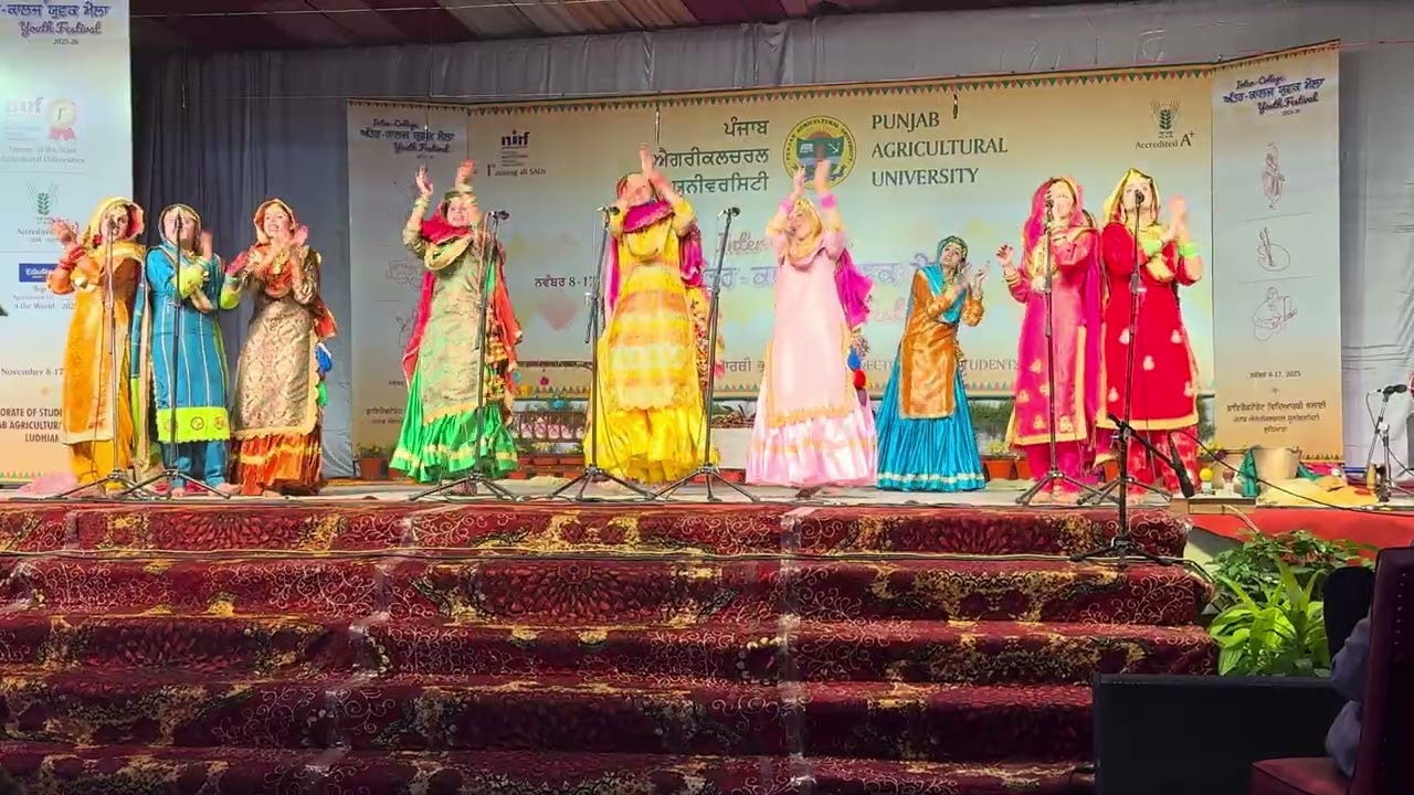 Winner Team Gidha 2025 at PAU #punjabi 