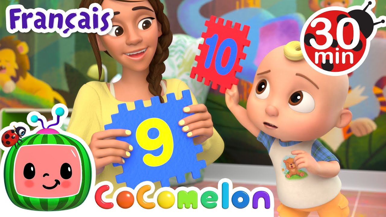 La chanson des nombres de JJ | CoComelon en Français | Chansons pour bébés