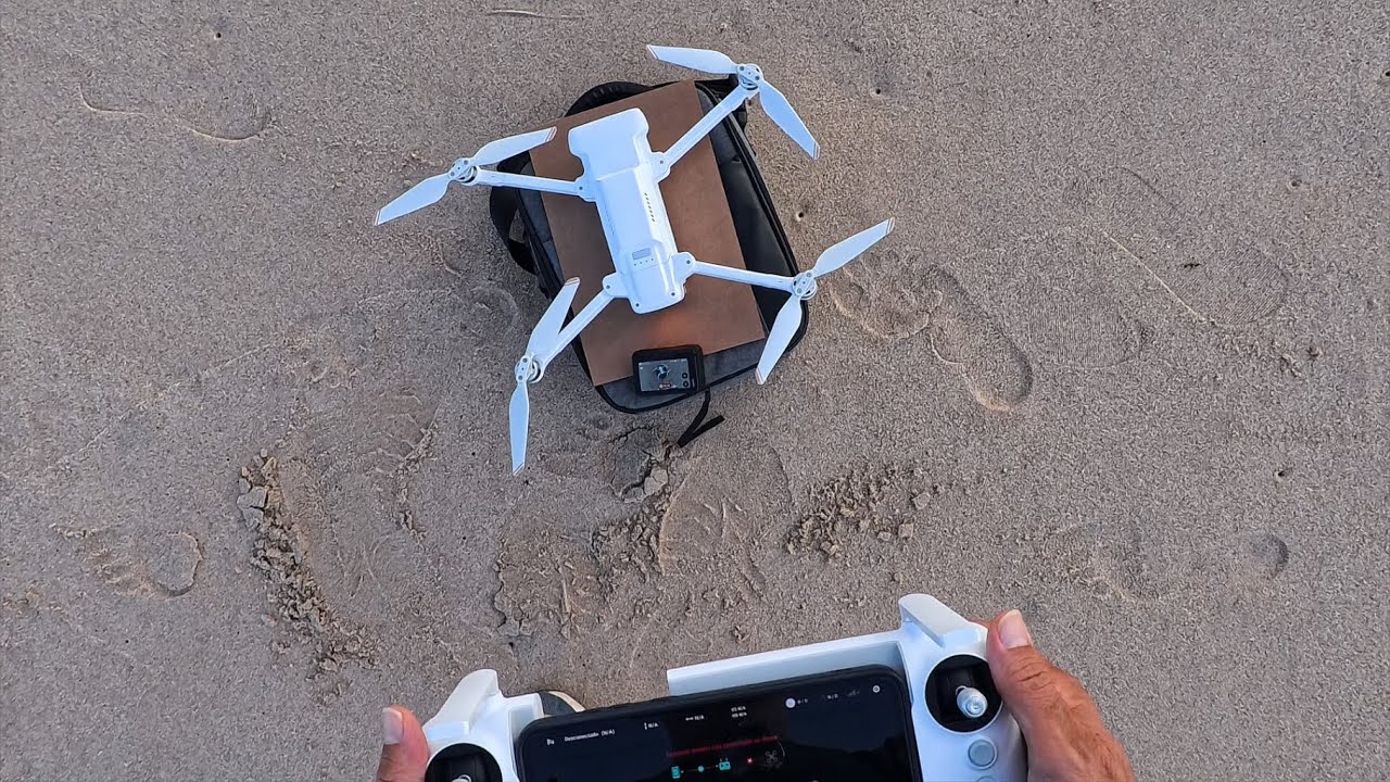 Voo de Final de Tarde na Praia com o Drone FIMI X8 Tele Max!!!