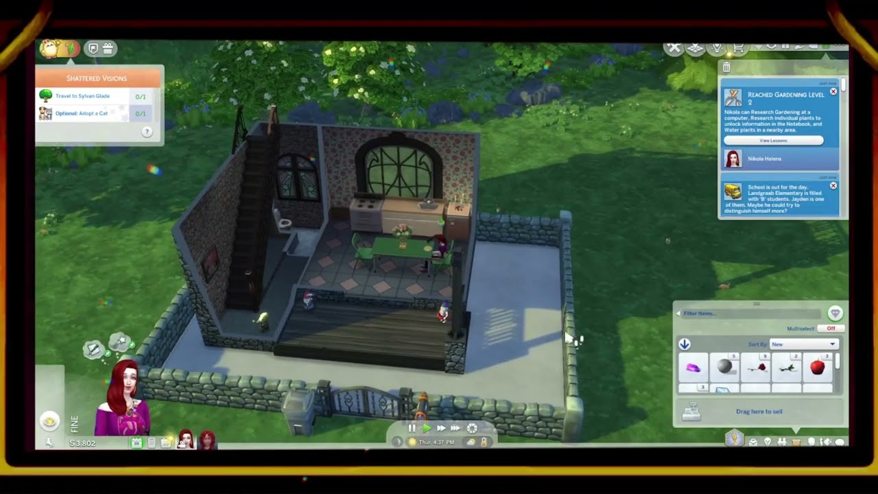 【SILENT VIBING: THE SIMS 4】 SYLVIAN COVE QUICK STOP‼️💫 (20251103-0916.03) #ts4 #pngtuber #thesims4