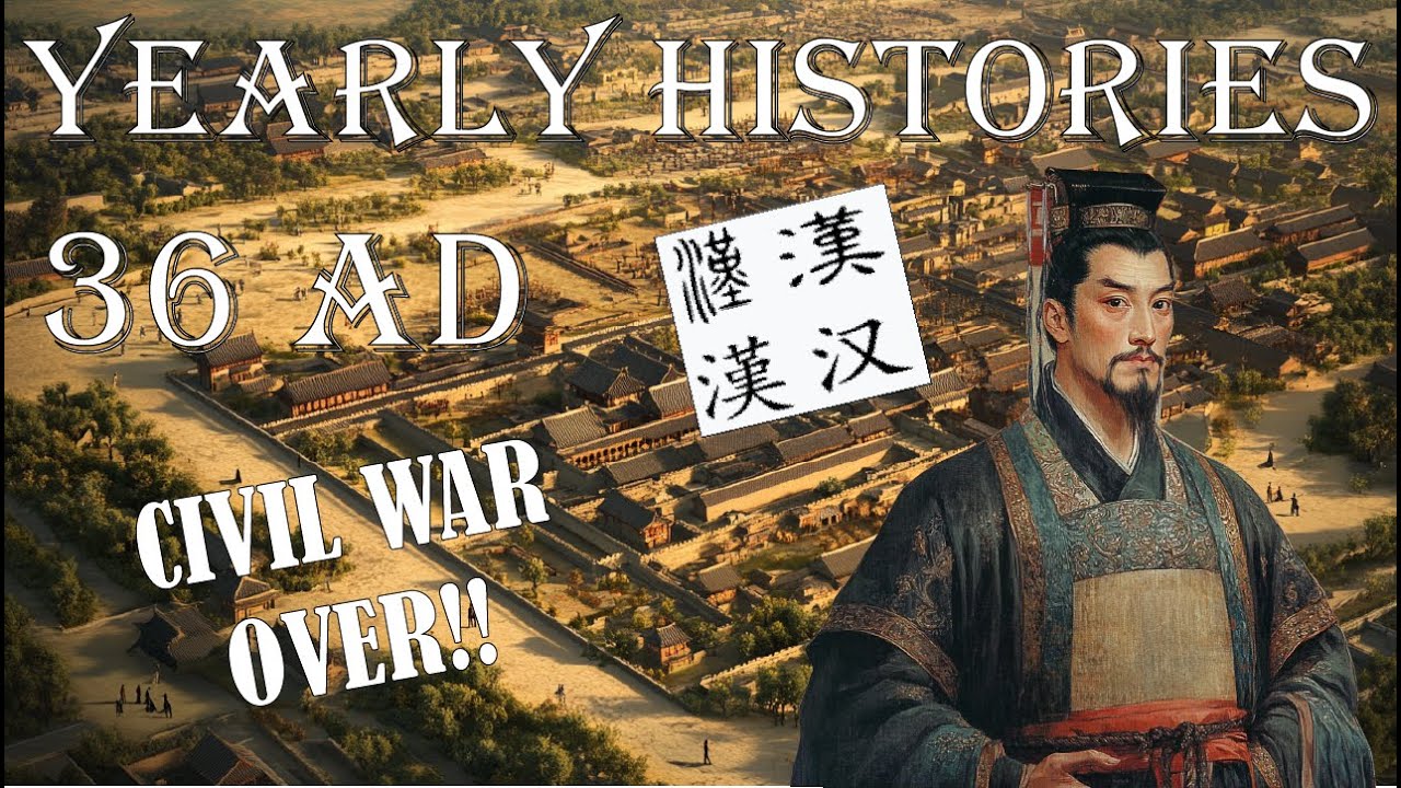 36 AD | EMPEROR GUANGWU REUNIFIES CHINA | History of the World Every Year