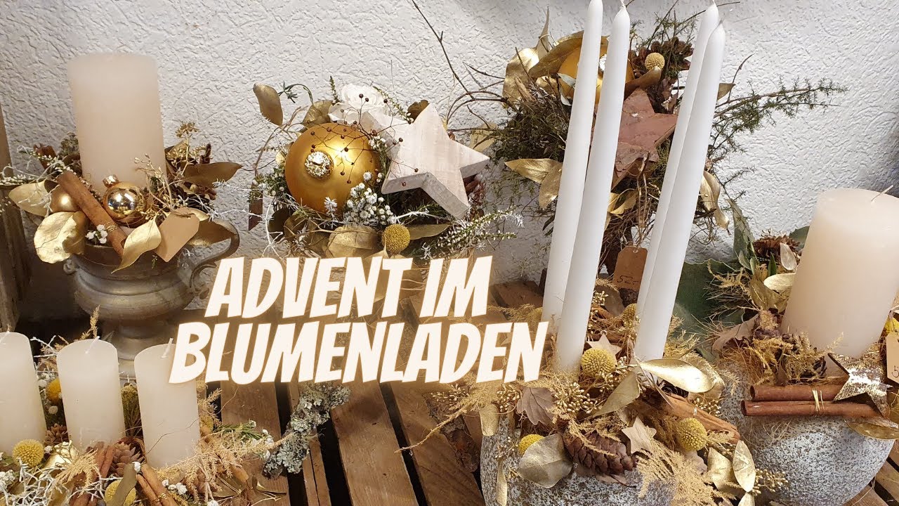 Advent im Blumenladen - Impressionen und Inspirationen aus dem Blumenladen Advent 2021 - Flora-Line