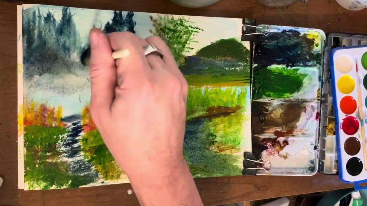 How I Challenge my Creativity in Painting | Watercolor | Art