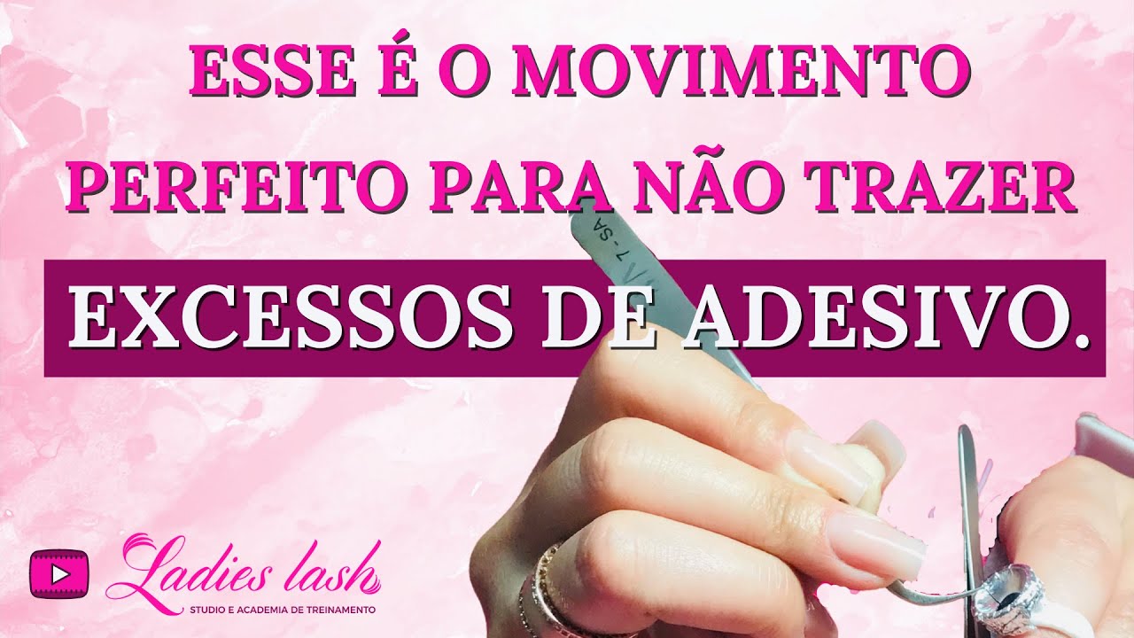 QUANTIDADE CERTA DE ADESIVO PARA ALONGAMENTO DE CÍLIOS