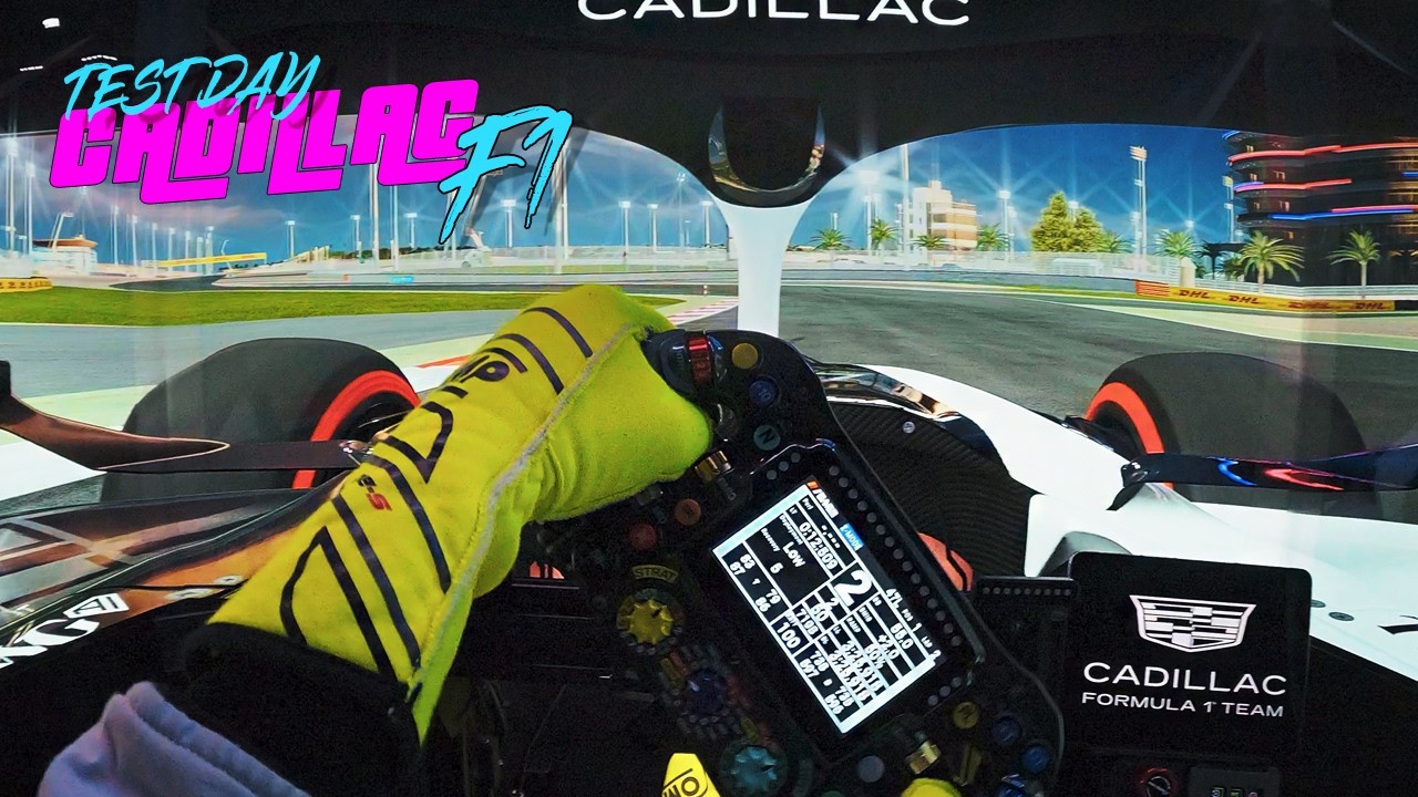 Cadillac F1 Bahrain Test - Pure Speed POV