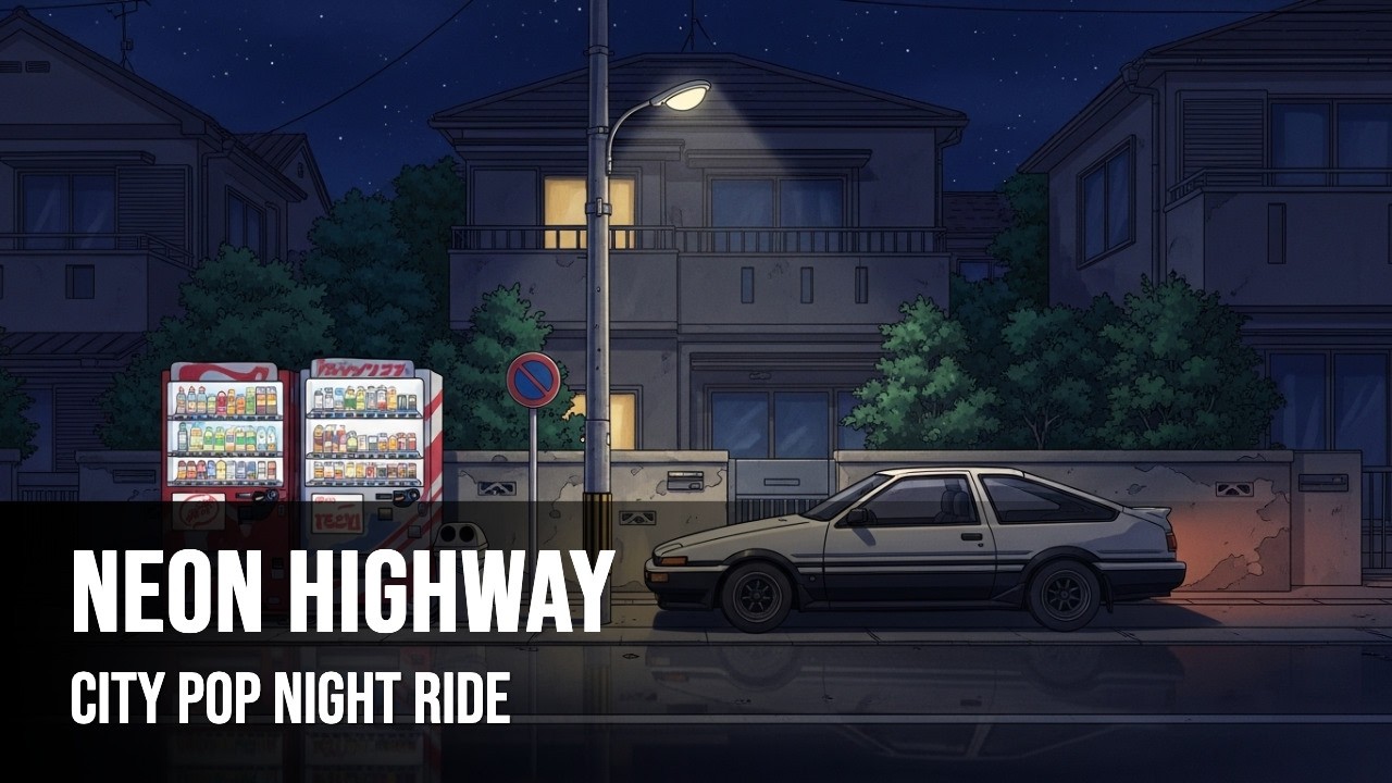 Rainy Tokyo Night Ride 1988 — Retro City Pop Ambience