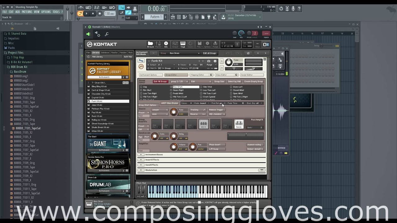 Kontakt From The Ground Up 20 - Voice Groups (Choke Groups)