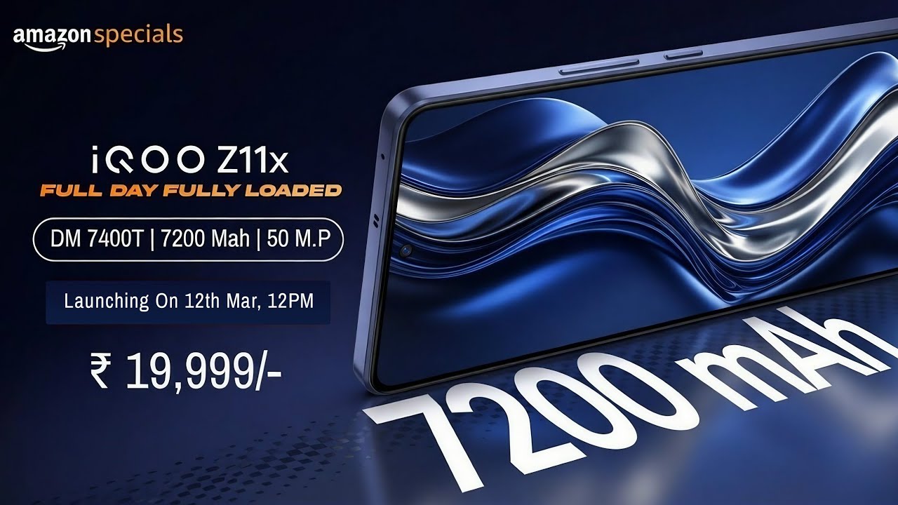 iQOO Z11x 5G Launch Date In India | iQOO Z11x 5G Price In India, Processor, Camera, Display, Battery