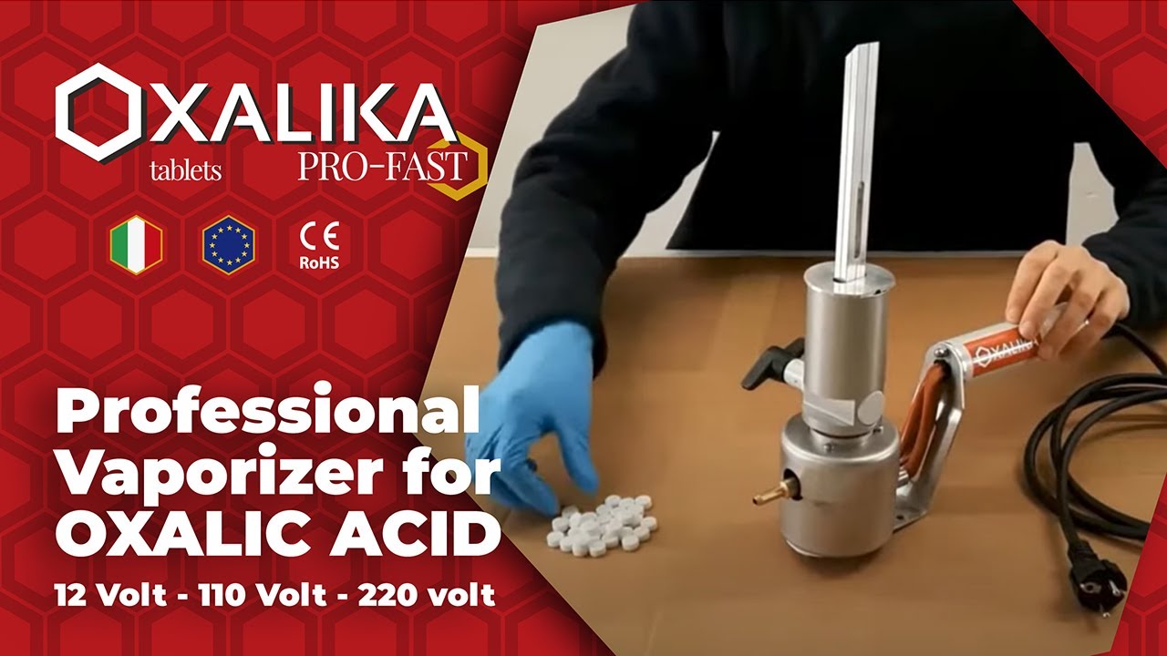 OXALIKA PRO for Tablets - Professional Vaporizer for OXALIC ACID - 12 Volt - 110 Volt - 220 volt