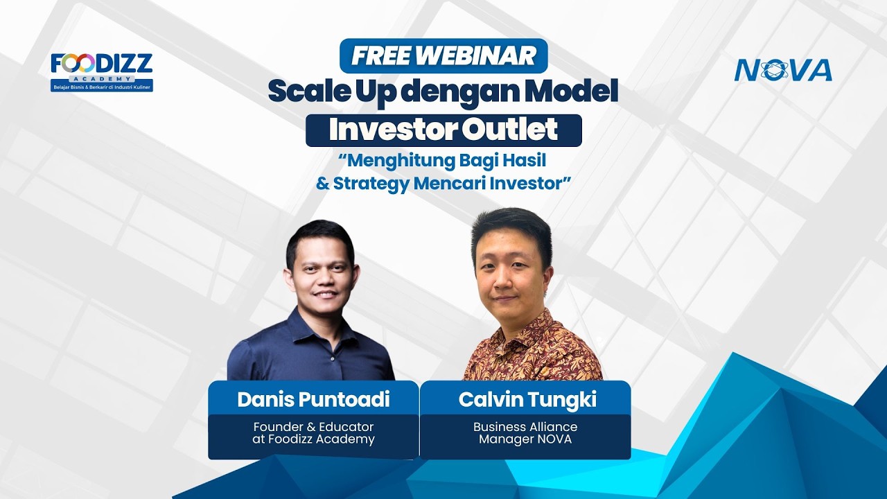 Free Webinar Scale Up dengan Model Investor Outlet