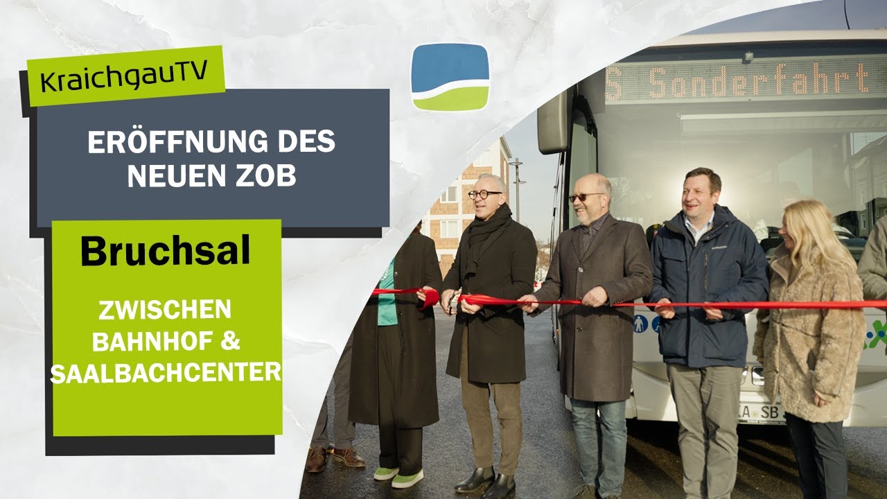 Bruchsals neuer ZOB nimmt Fahrt auf