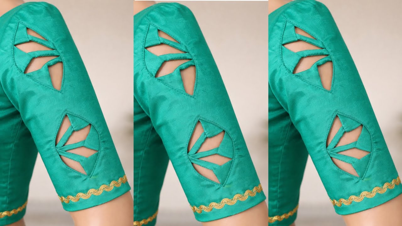 New Stylish Sleeves Design for Blouse||स्टाइलिश और खूबसूरत बाजू डिज़ाइन||cutting ✂️ and stitching 
